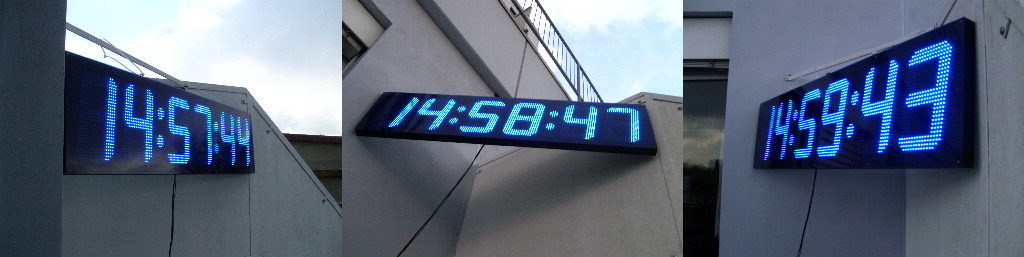 Sehr groer Blickwinkel von 120 beim LED-Grodisplay GD6-BL